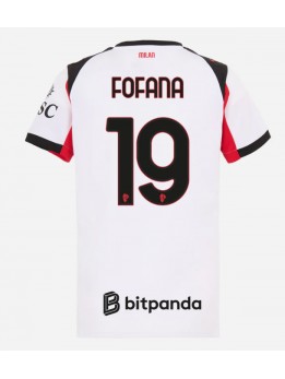 AC Milan Youssouf Fofana #19 Replika Borta Kläder Dam 2025-26 Kortärmad